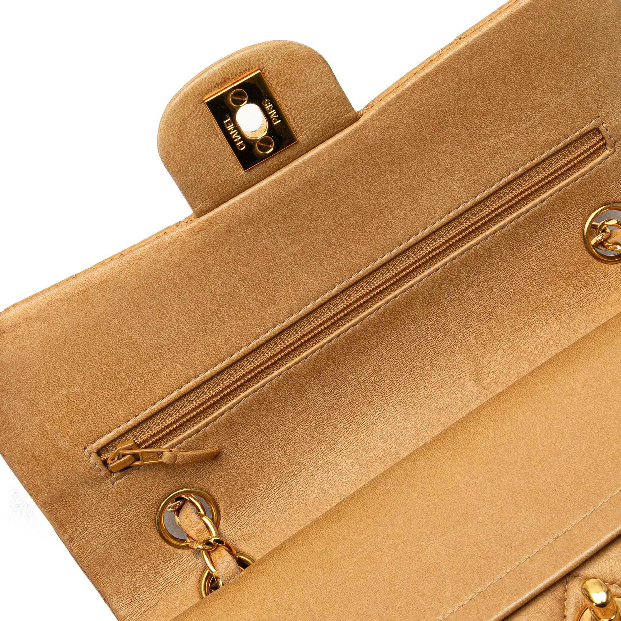 Small Classic Lambskin Double Flap