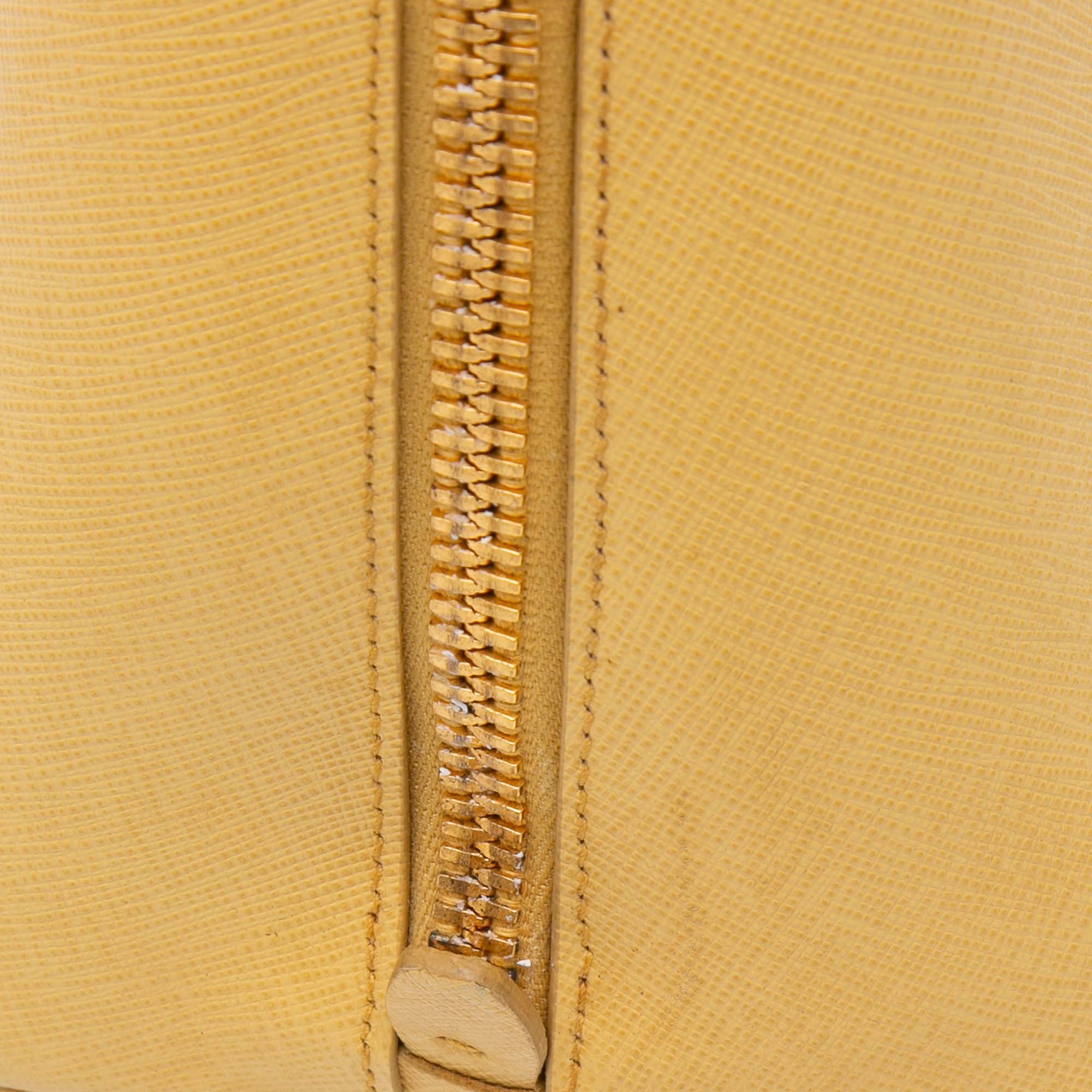 Medium Bicolor Saffiano Lux Promenade Satchel
