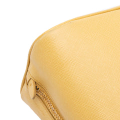 Medium Bicolor Saffiano Lux Promenade Satchel