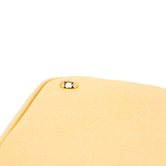 Medium Bicolor Saffiano Lux Promenade Satchel