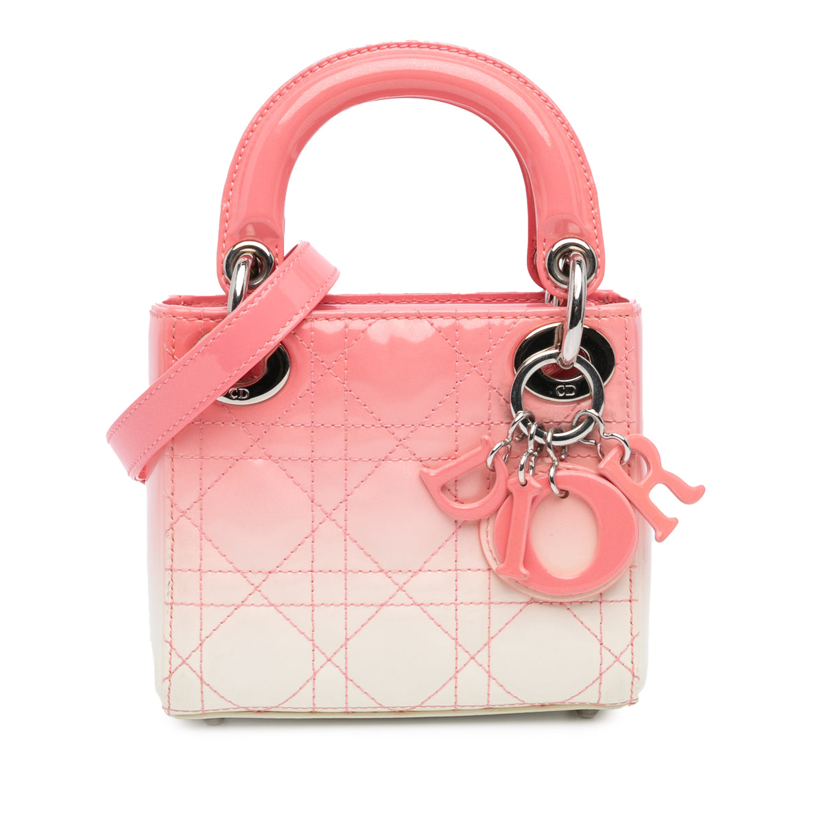 Micro Ombre Patent Cannage Lady Dior