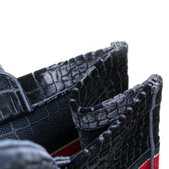 Large Velvet Embossed Book Tote