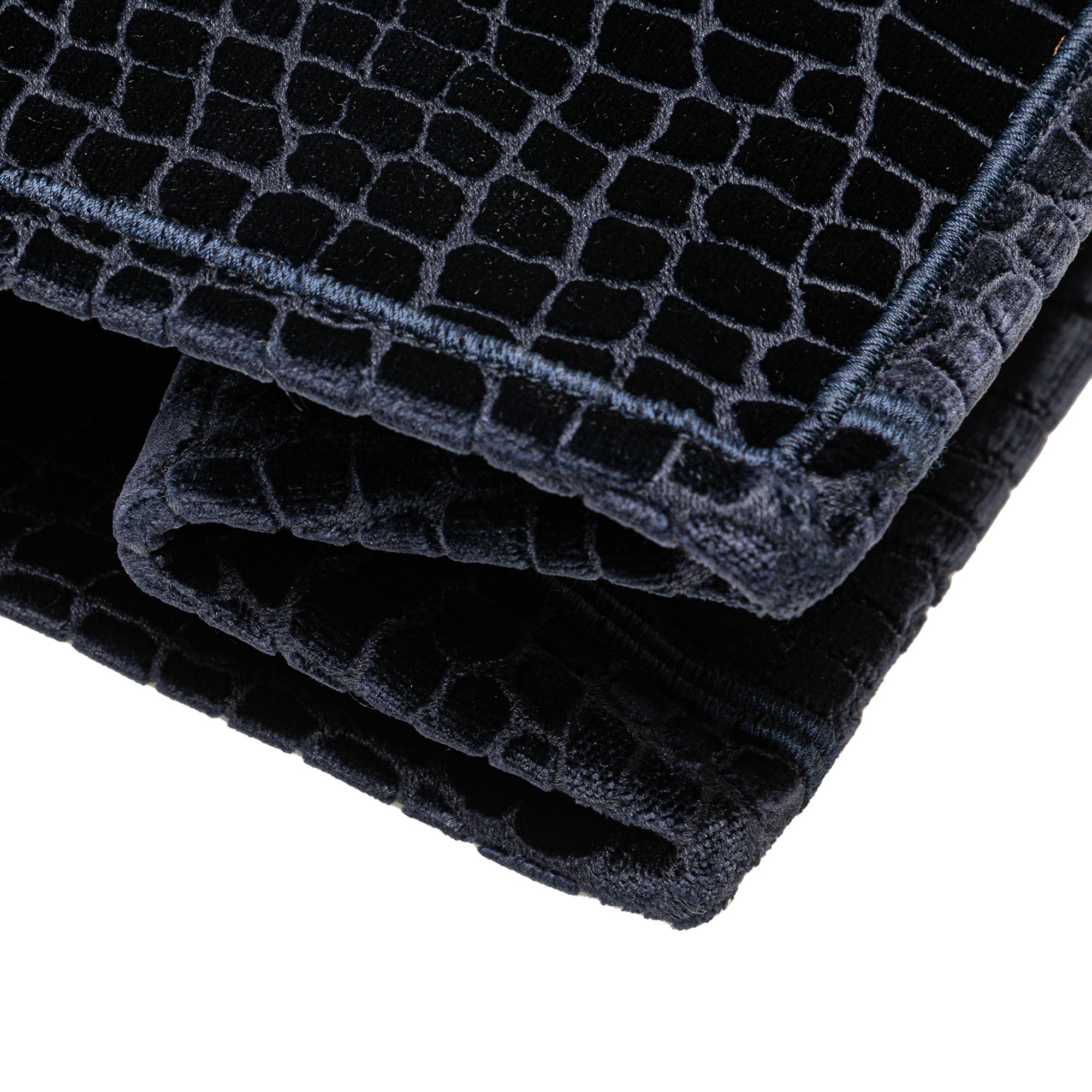 Large Velvet Embossed Book Tote