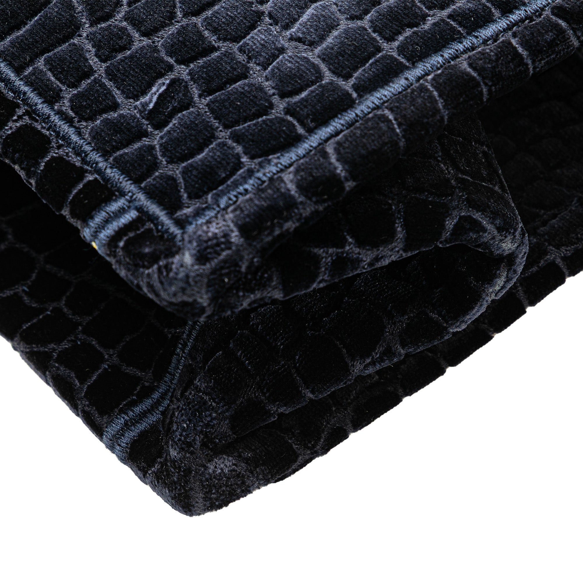 Large Velvet Embossed Book Tote