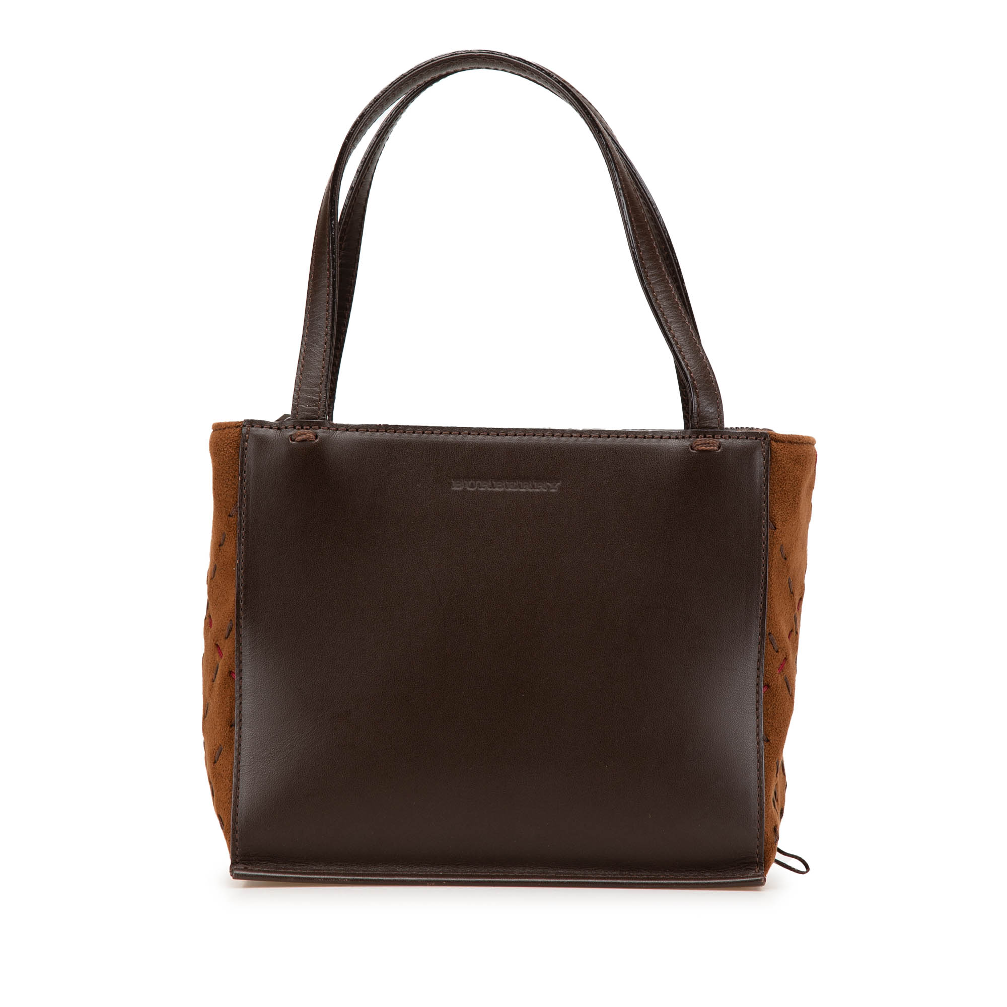 Leather and Suede Handbag