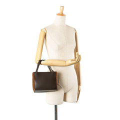 Leather and Suede Handbag