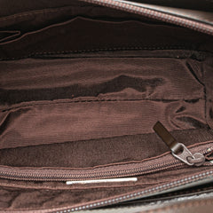 Leather and Suede Handbag