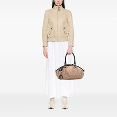 Diamante Canvas Sukey Satchel