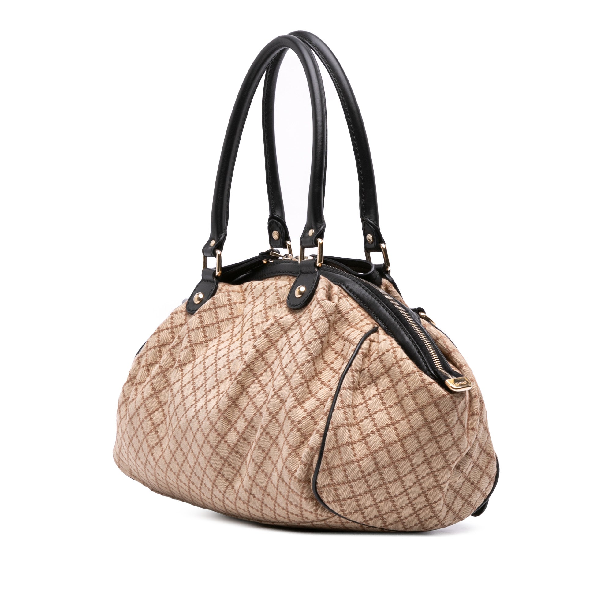 Diamante Canvas Sukey Satchel