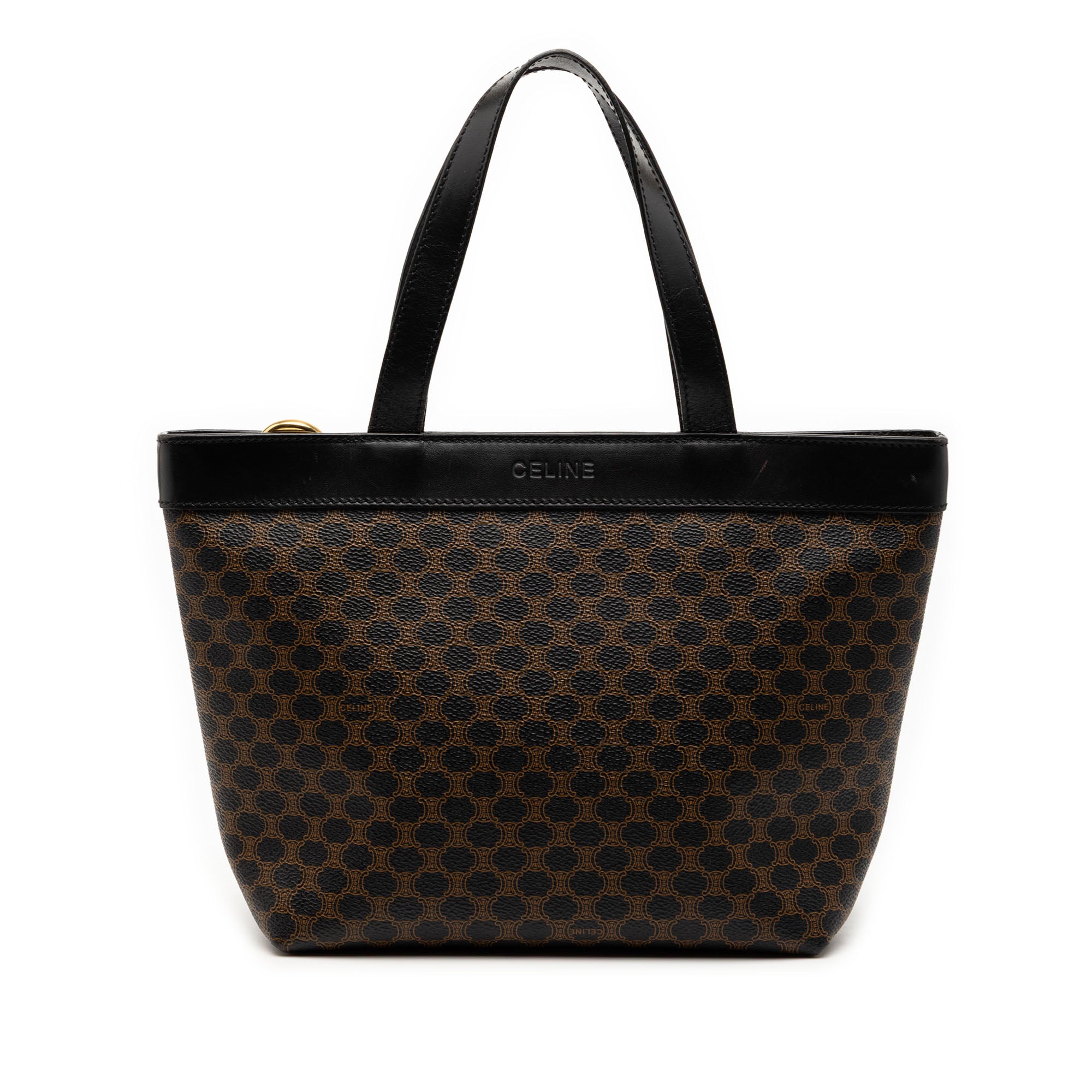 Macadam Coated Canvas Handbag