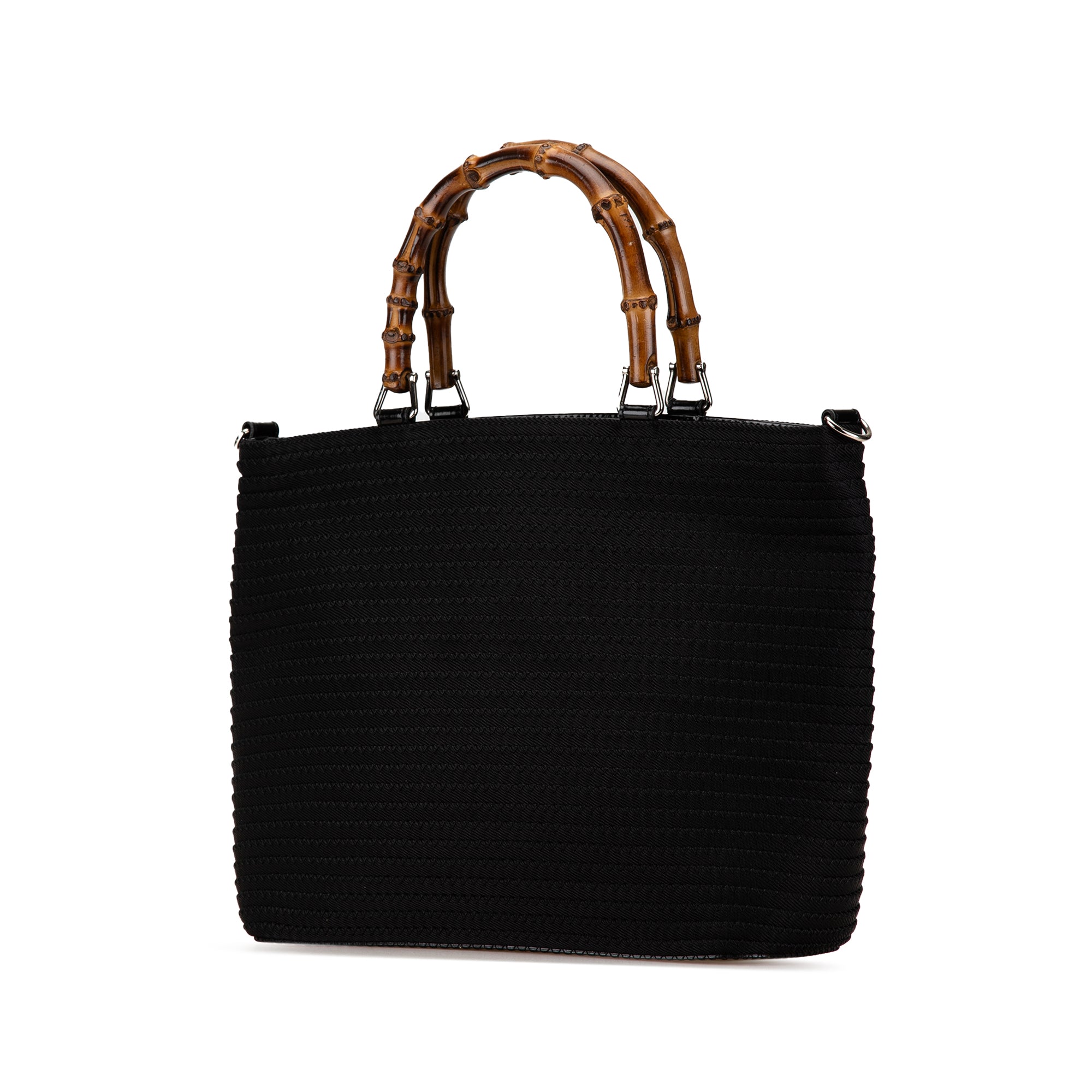 Bamboo Nylon Satchel