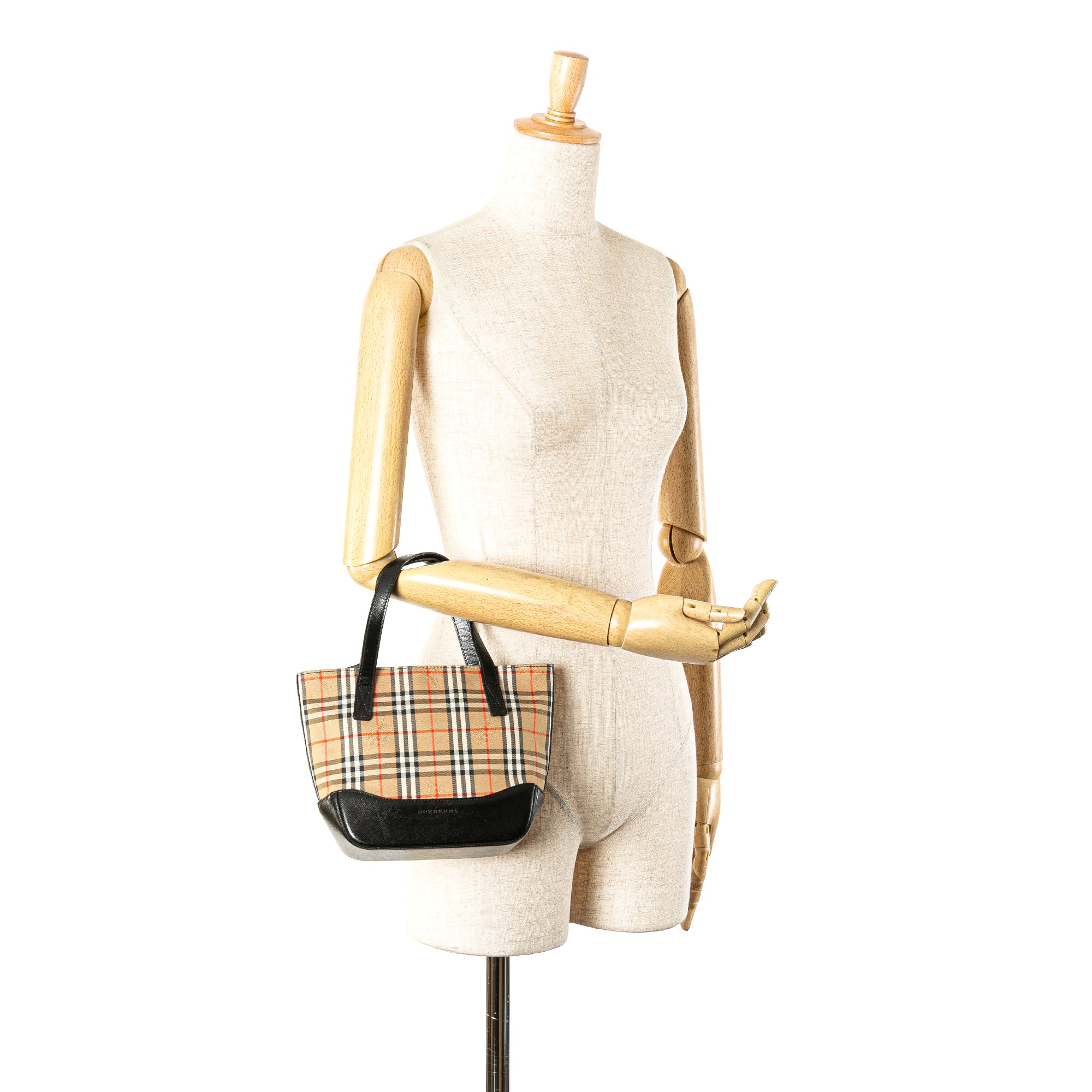 Haymarket Check Canvas Handbag