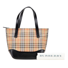Haymarket Check Canvas Handbag