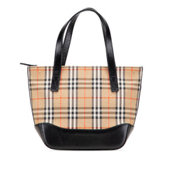 Haymarket Check Canvas Handbag