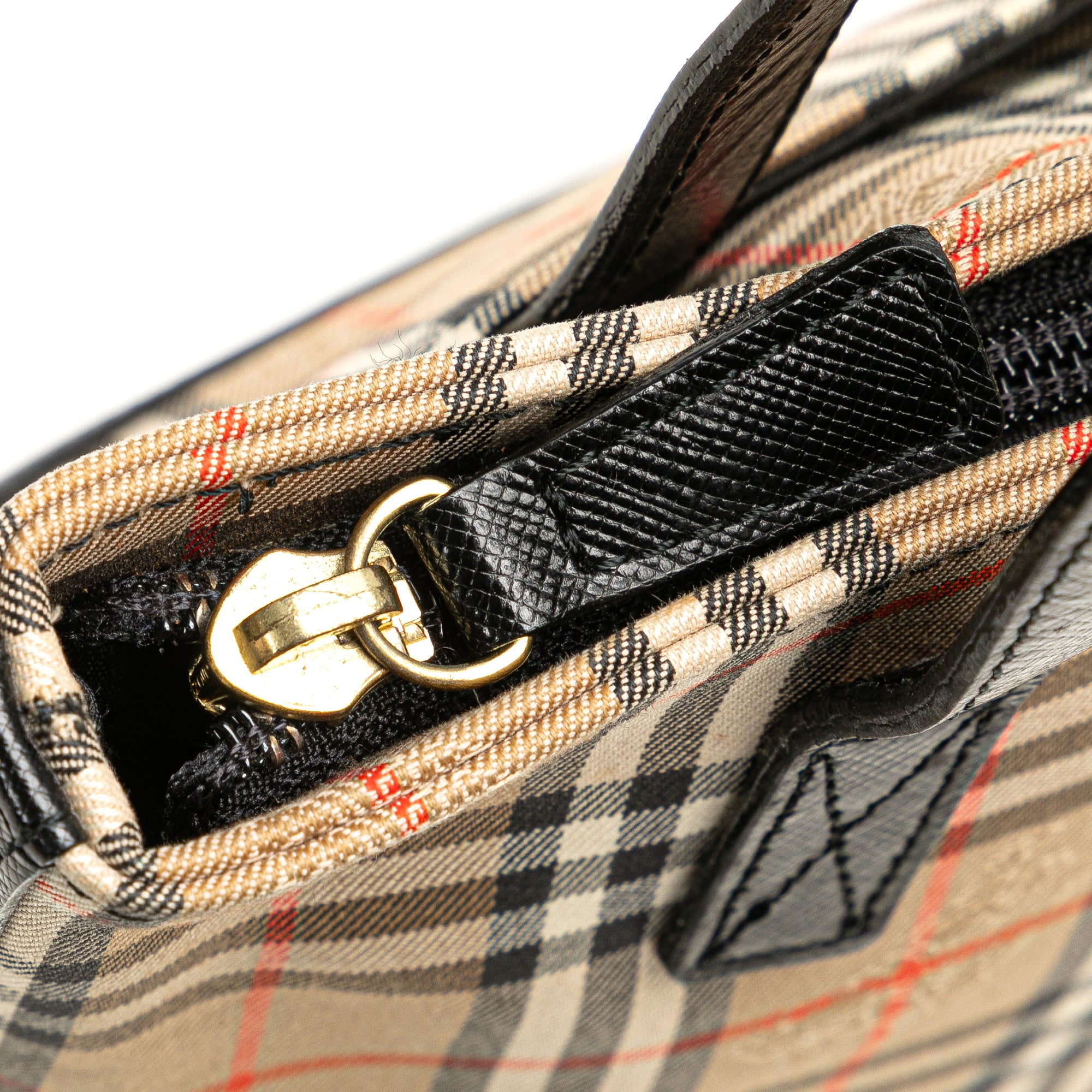 Haymarket Check Canvas Handbag