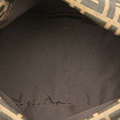 Zucca Canvas Double Flap Shoulder Bag