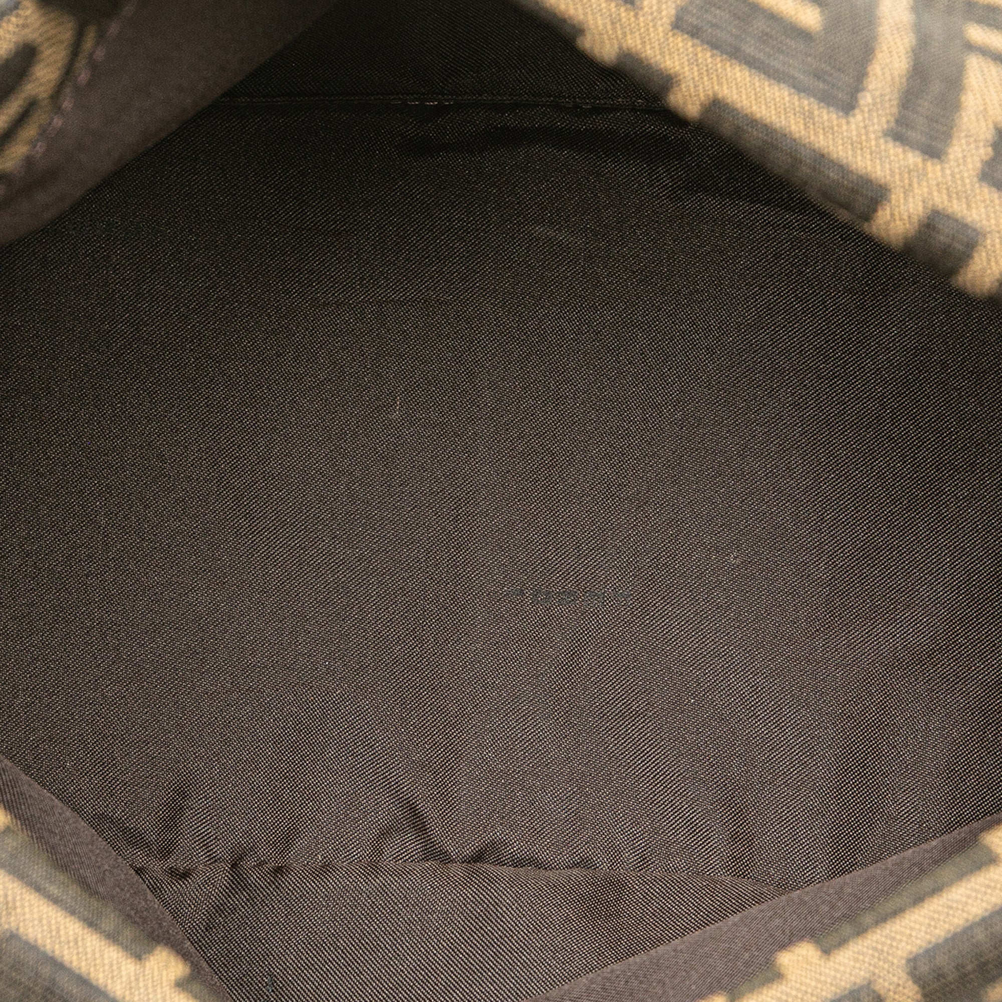 Zucca Canvas Double Flap Shoulder Bag