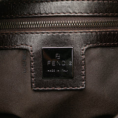 Zucca Canvas Double Flap Shoulder Bag