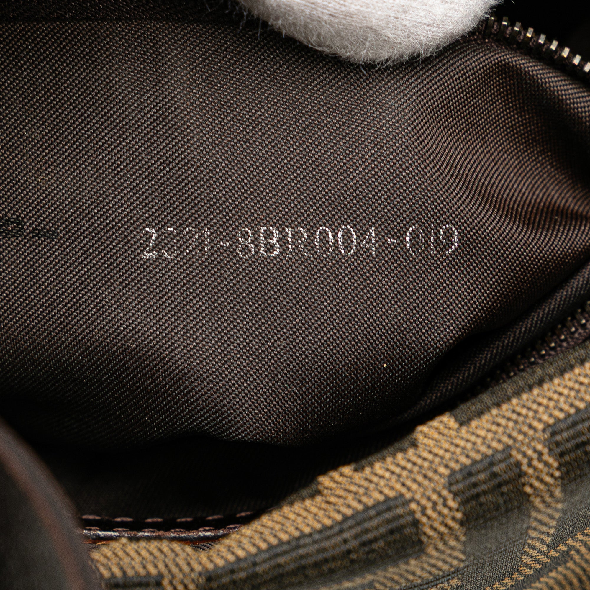 Zucca Canvas Double Flap Shoulder Bag