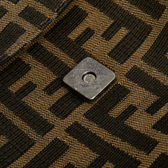 Zucca Canvas Double Flap Shoulder Bag