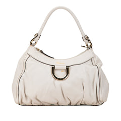 Abbey D-Ring Leather Shoulder Bag_0