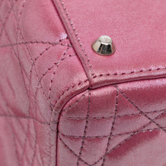 Mini Iridescent Lambskin Cannage Lady Dior