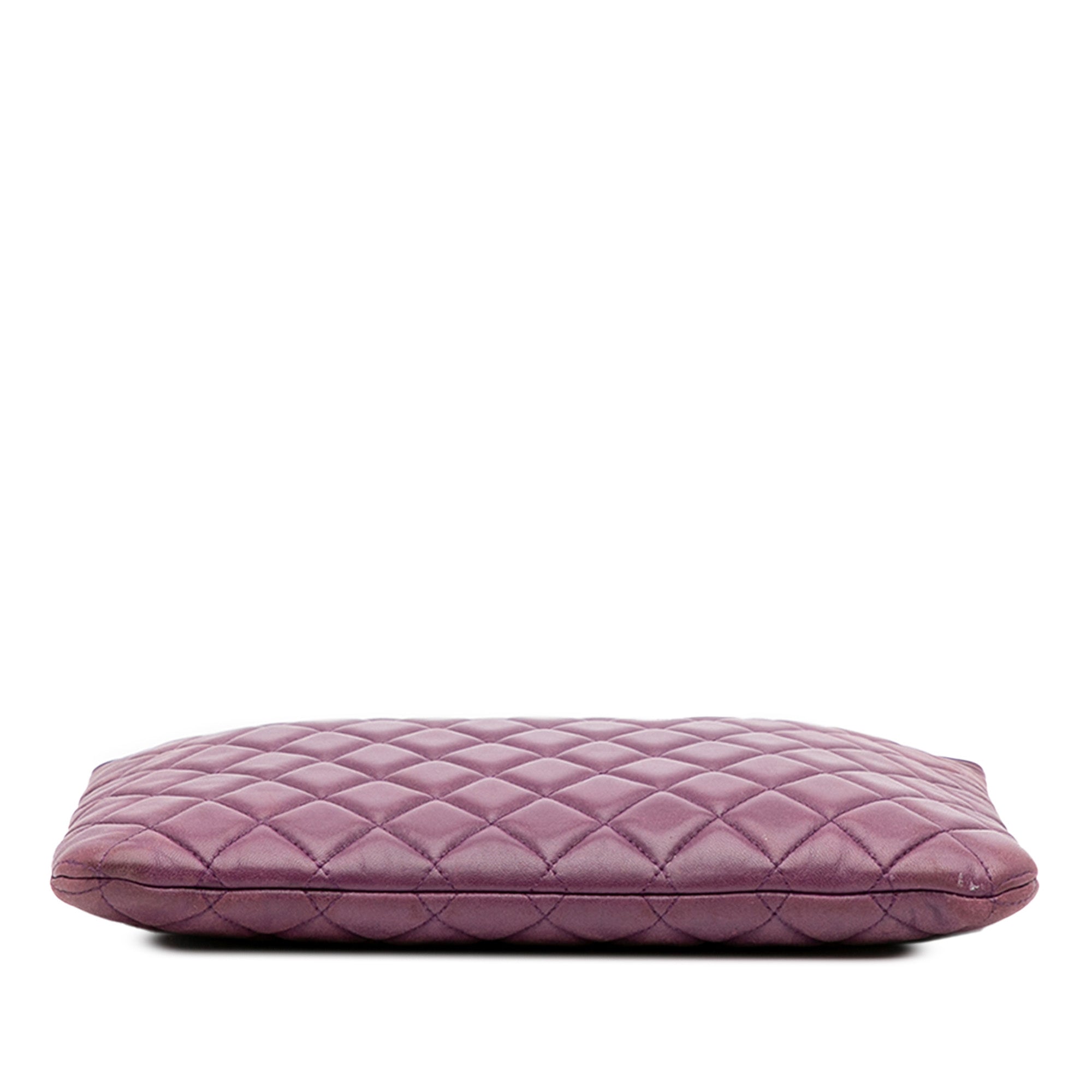 Medium Quilted Lambskin Boy O Case Clutch