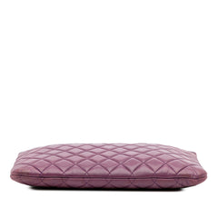 Medium Quilted Lambskin Boy O Case Clutch