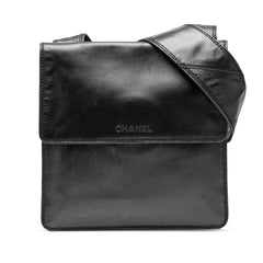 Lambskin Logo Messenger Bag