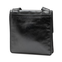 Lambskin Logo Messenger Bag