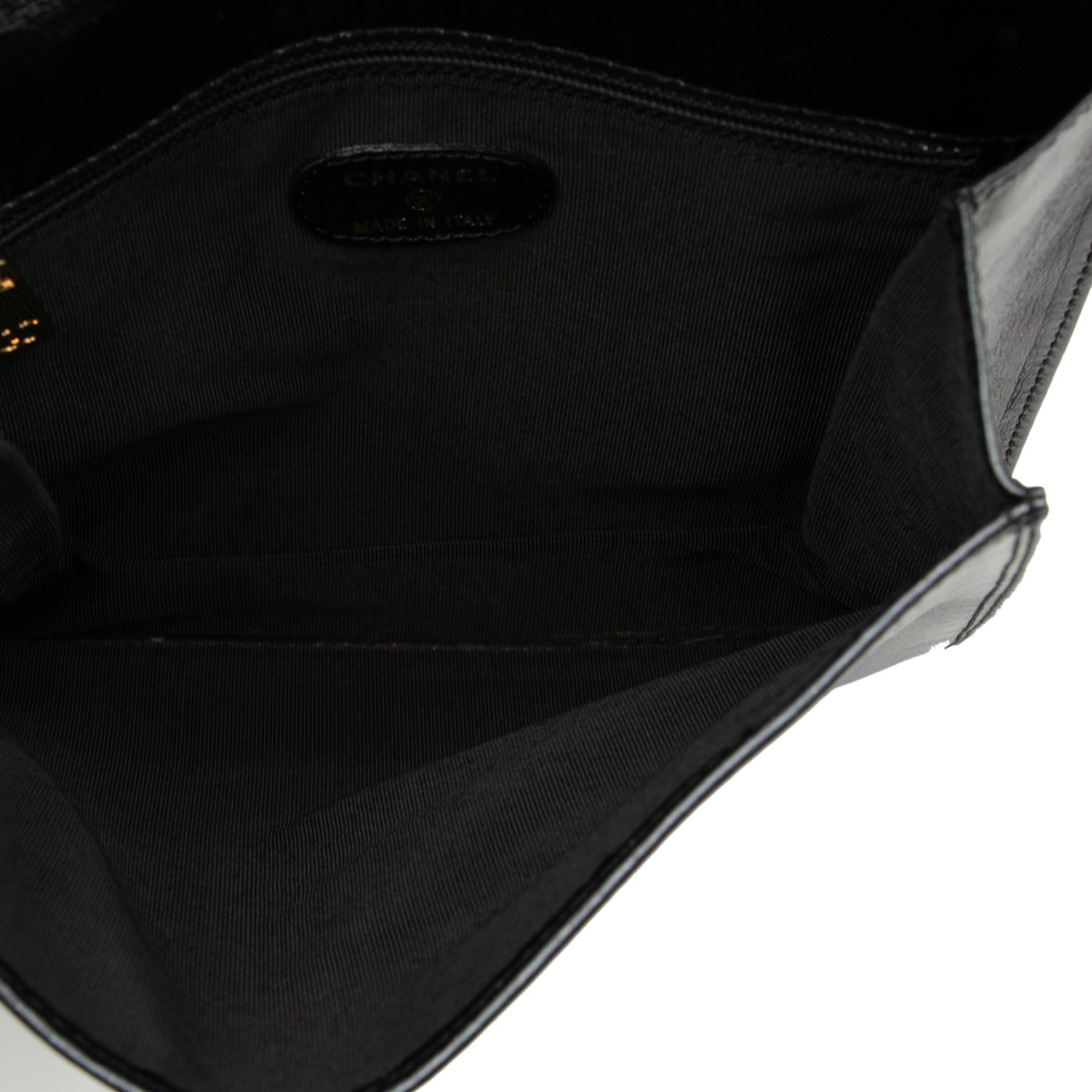 Lambskin Logo Messenger Bag