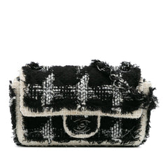 Mini Rectangular Classic Tweed Tartan Single Flap