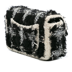 Mini Rectangular Classic Tweed Tartan Single Flap