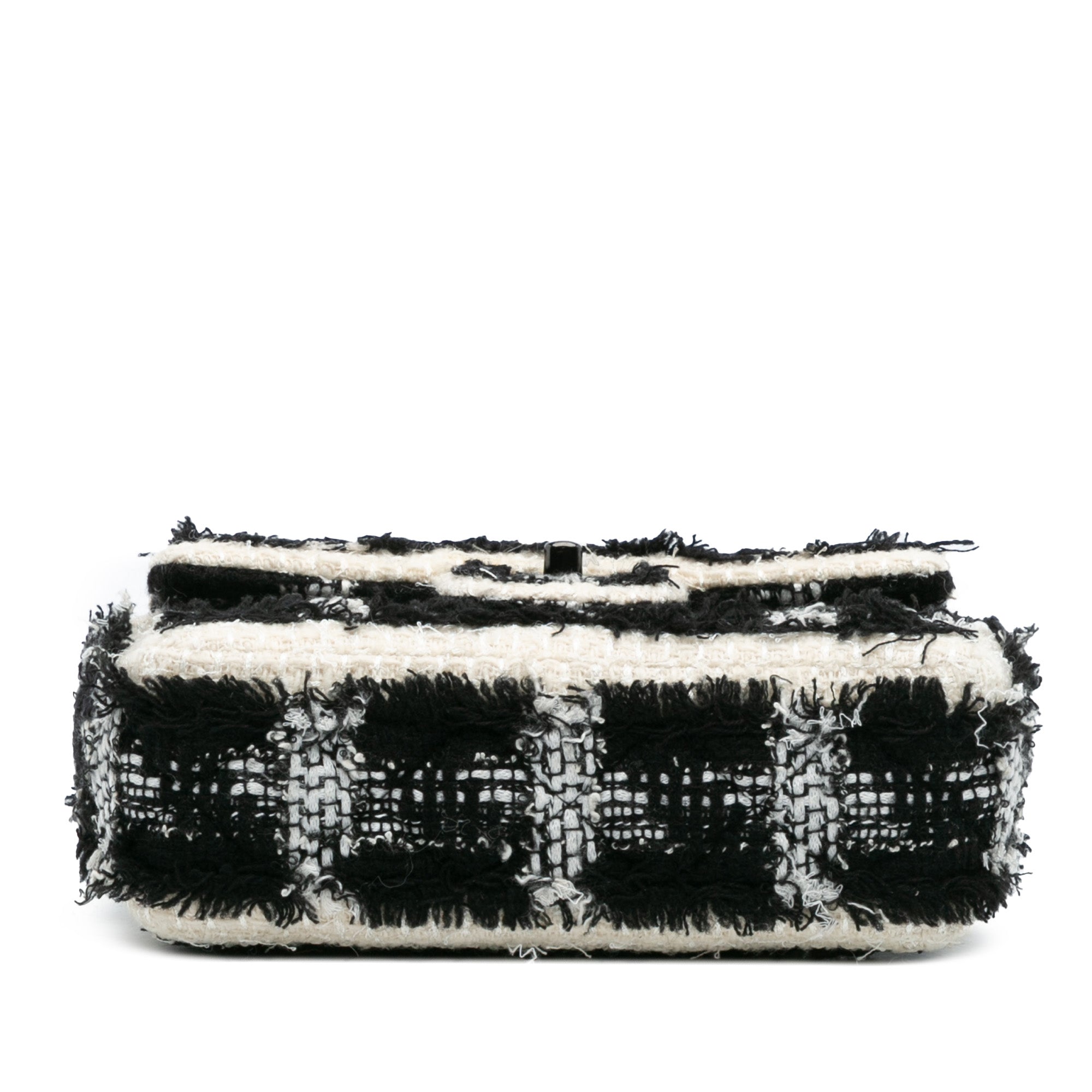 Mini Rectangular Classic Tweed Tartan Single Flap