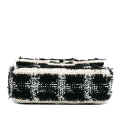 Mini Rectangular Classic Tweed Tartan Single Flap