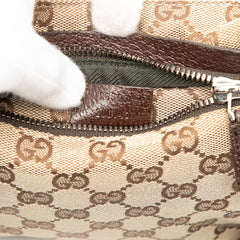 GG Canvas Double Pocket Belt Bag