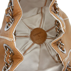 Mini Lambskin and Satin Reversible Sac Cordon