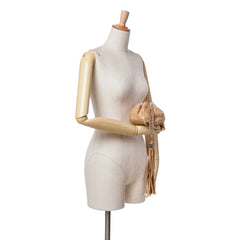 Mini Lambskin and Satin Reversible Sac Cordon