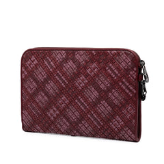 Calfskin Intrecciato Dot Document Case