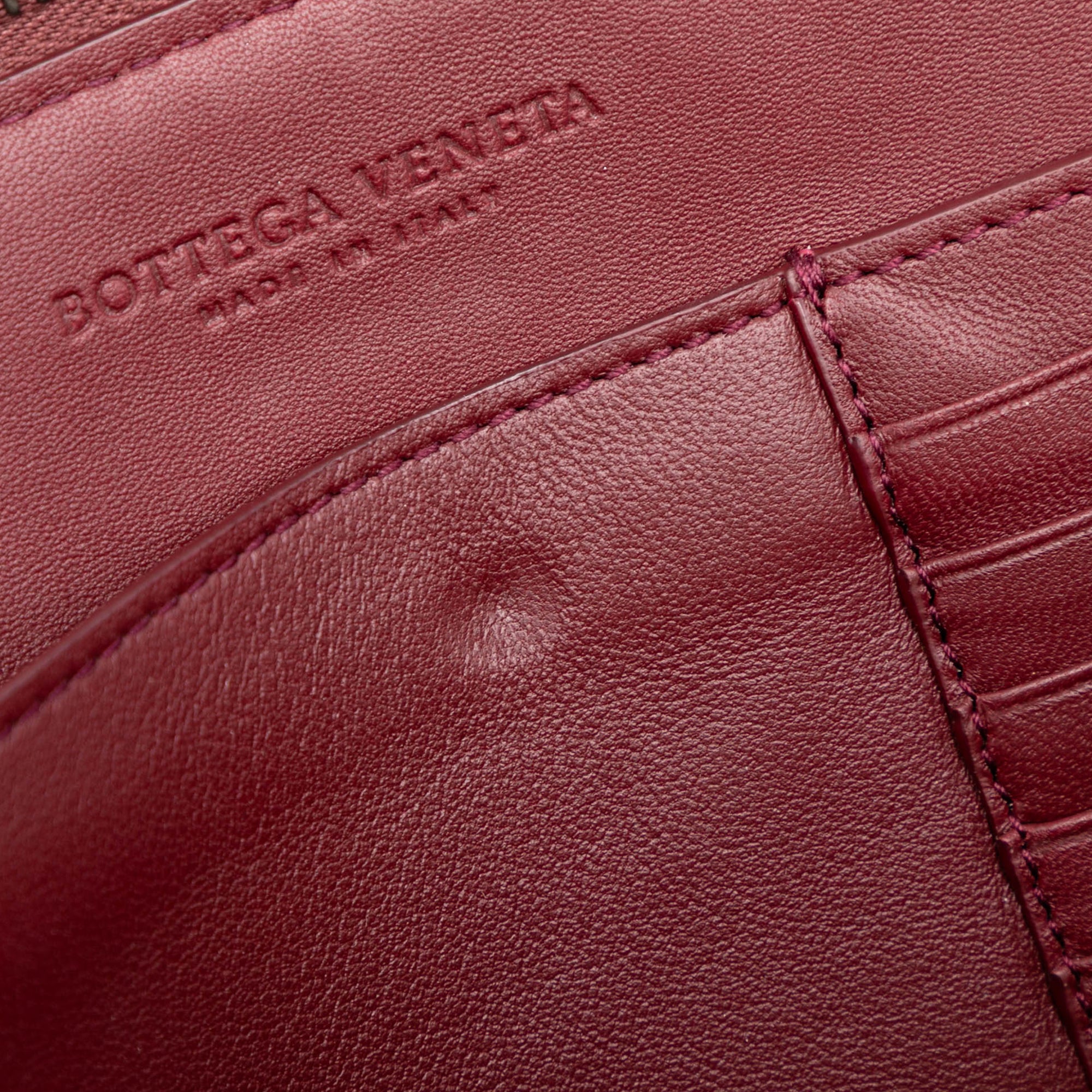 Calfskin Intrecciato Dot Document Case