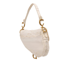 Mini Canvas Embroidered Camouflage Saddle Bag