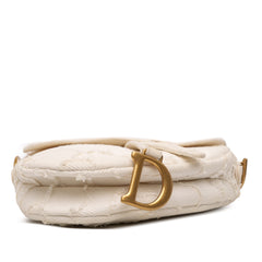 Mini Canvas Embroidered Camouflage Saddle Bag