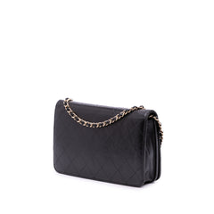 CC Quilted Lambskin Wallet On Chain
