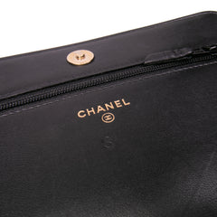 CC Quilted Lambskin Wallet On Chain