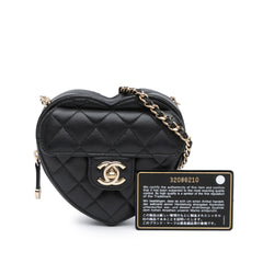 Mini Lambskin CC in Love Heart Crossbody