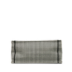 Medium Houndstooth Embroidered Book Tote_3