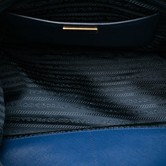 Medium Saffiano Lux Galleria Double Zip Satchel