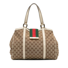 GG Canvas Web New Ladies Tote