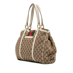 GG Canvas Web New Ladies Tote