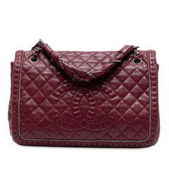 Quilted Calfskin Istanbul Accordion Flap